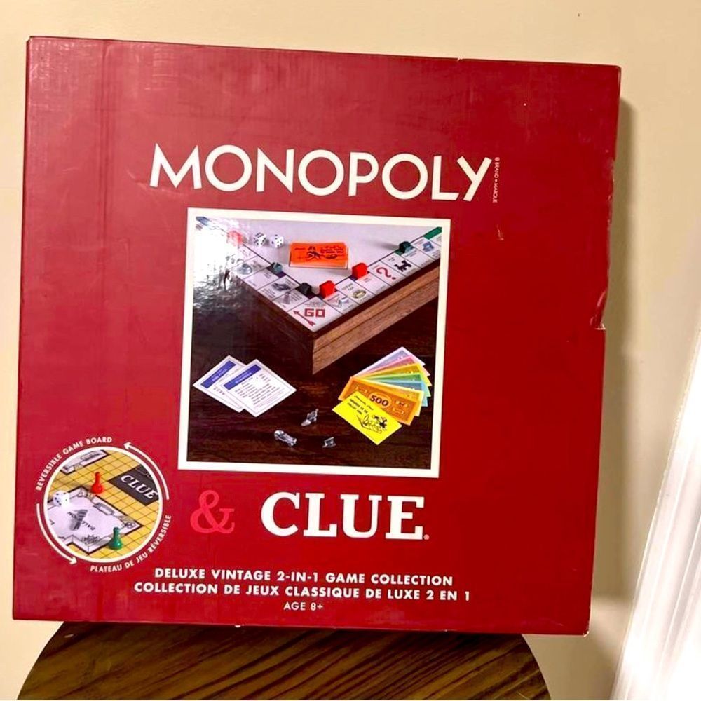 Monopoly/Clue Vintage Deluxe Edition - English